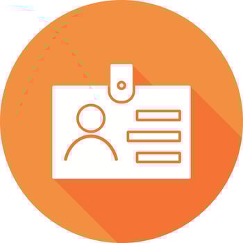 ID Card Vector Icon