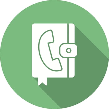 Contact Book Vector Icon