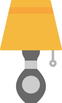 Table Lamp Vector Icon