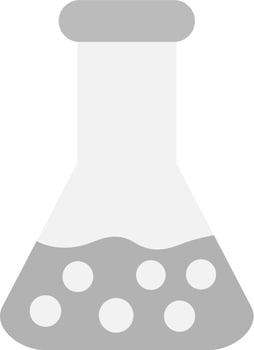 Flask Test Tube Icon vector