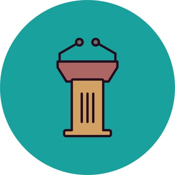 Podium Vector Icon