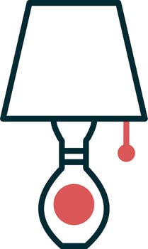 Table Lamp Vector Icon