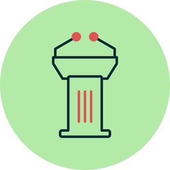 Podium Vector Icon