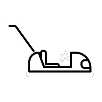 Bumpy Car Vector Icon