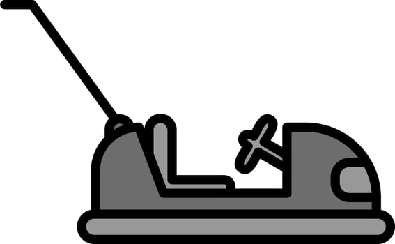 Bumpy Car Vector Icon