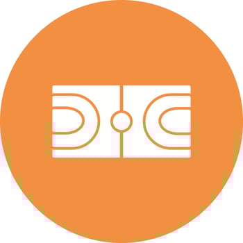 Basketball Court Icon vector