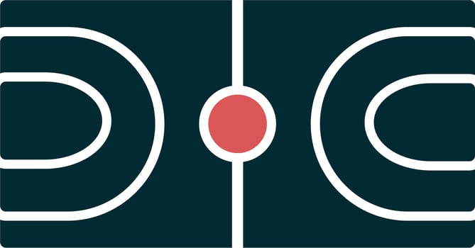 Basketball Court Icon vector