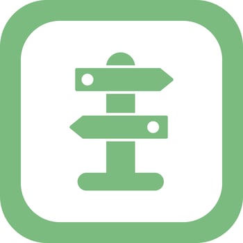 Sign Board Icon vector