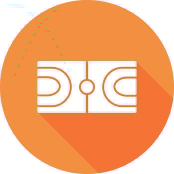 Basketball Court Icon vector