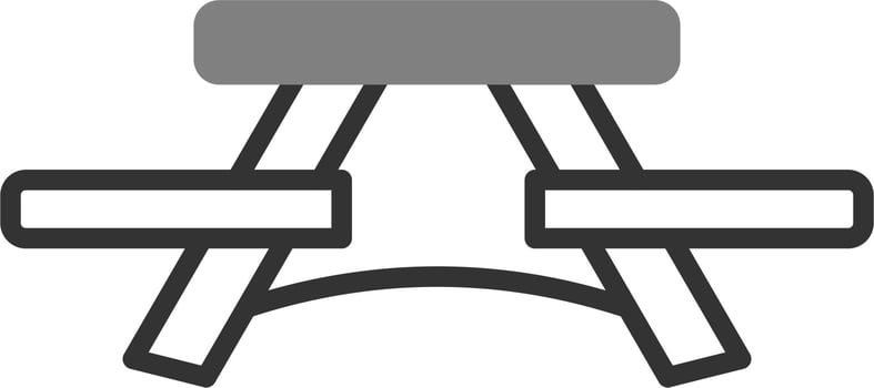 Picnic Table Vector Icon