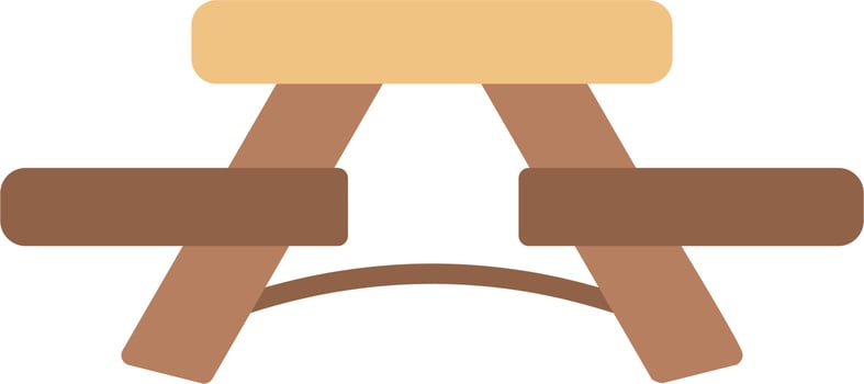 Picnic Table Vector Icon