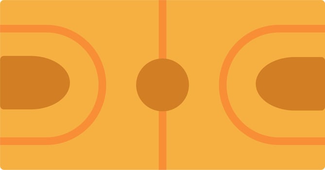 Basketball Court Icon vector