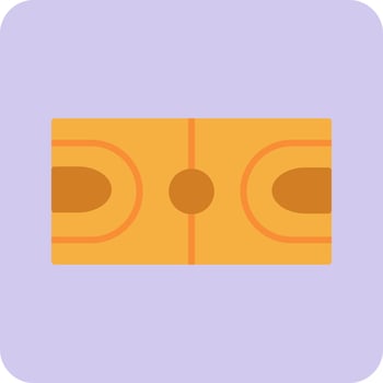 Basketball Court Icon vector