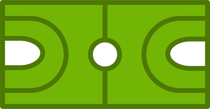 Basketball Court Icon vector