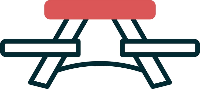 Picnic Table Vector Icon