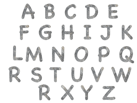 drawing Font, Set of Isolated png