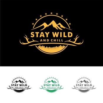 Adventure logo vector isolated on white background