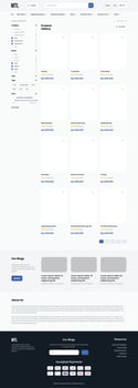 Streamline Your Construction Supply Business UI Kits for Building Material and Equipment Sales Web Templates vector