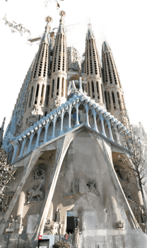 Sagrada Familia, religious building under construction in the city of Barcelona png