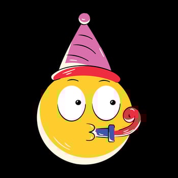 Trendy Birthday Emoji vector