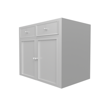 modern kitchen cabinet isolated on transparent png