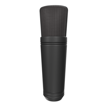 3D Rendering Of Microphone Object isolated png