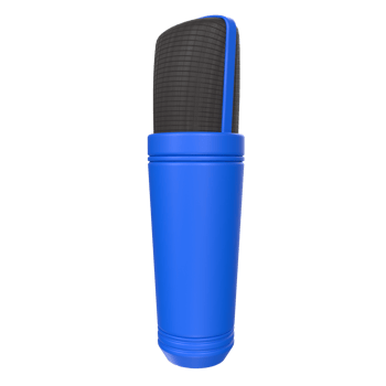 3D Rendering Of Microphone Object isolated png