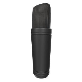 3D Rendering Of Microphone Object isolated png