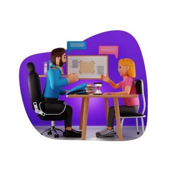 Police Office 3D Character Illustration png
