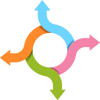 arrow circle infographic png