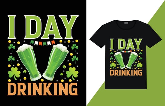 Vector st Patrick's day t-shirt design
