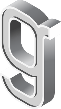 alphabets font isometric png