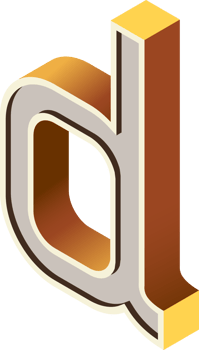 alphabets font isometric png