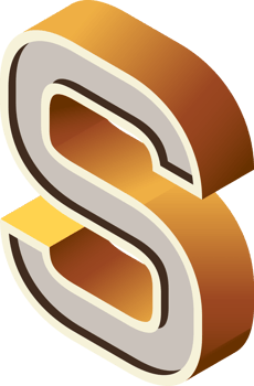 alphabets font isometric png