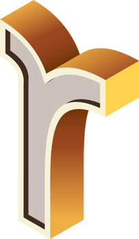 alphabets font isometric png