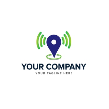 Chat wifi logo design vector sign. Chat bubble wireless logo. Free Vector