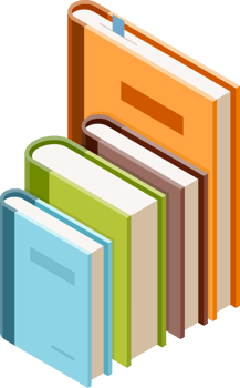 book flat color png