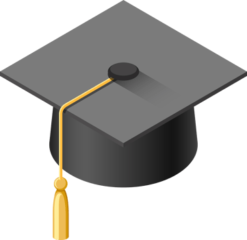 Graduation cap symbol png