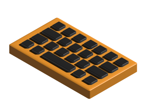 3d icon of keyboard png