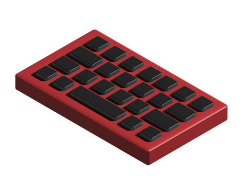 3d icon of keyboard png