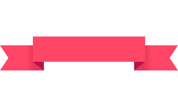 Ribbons and labels banner png
