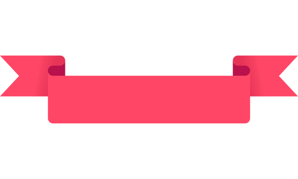 Ribbons and labels banner png