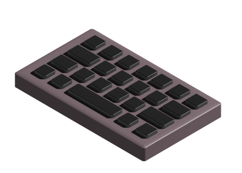 3d icon of keyboard png