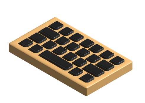 3d icon of keyboard png