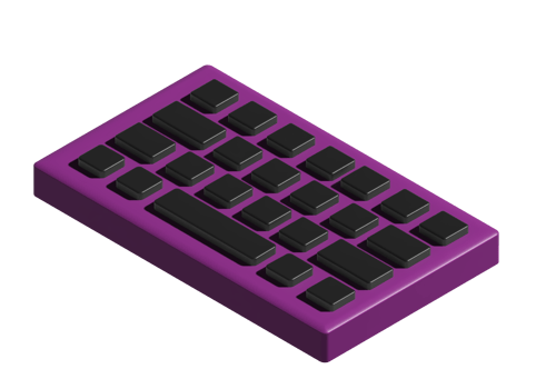 3d icon of keyboard png