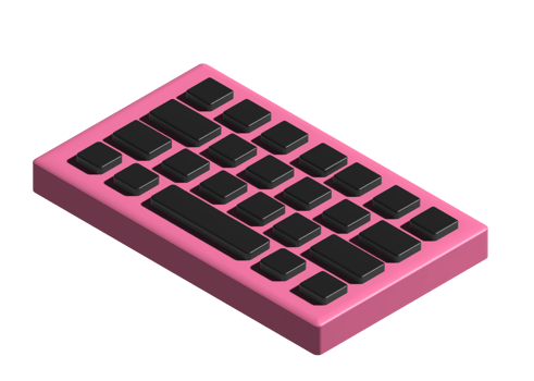 3d icon of keyboard png