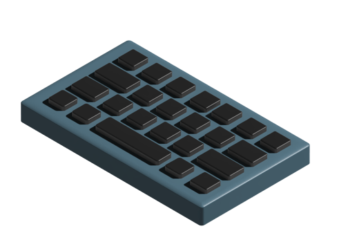 3d icon of keyboard png