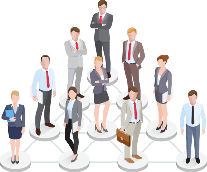 Business people teamwork png