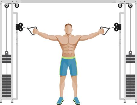 man exercises workout png
