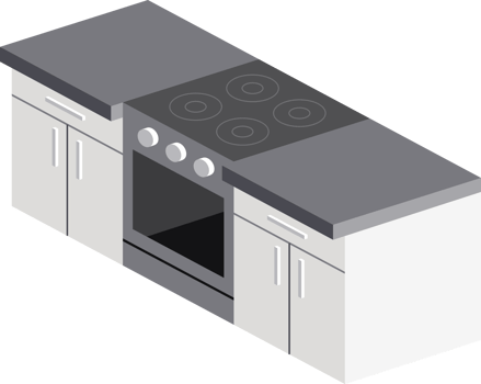 Kitchen table illustration png
